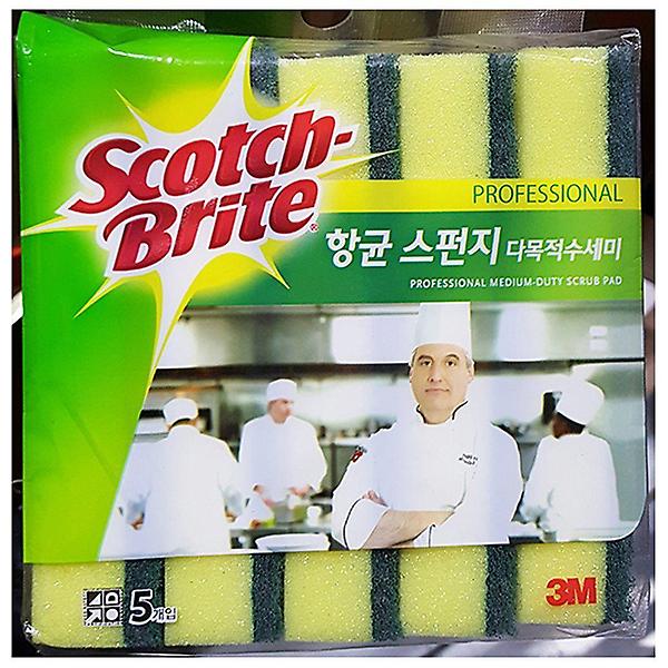  스펀지 수세미 3M 5매 주방용 업소용 식당 업소