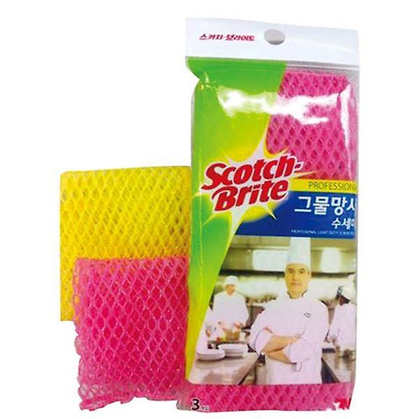  3M 스카치브라이트 MN-900 그물망사수세미 3p