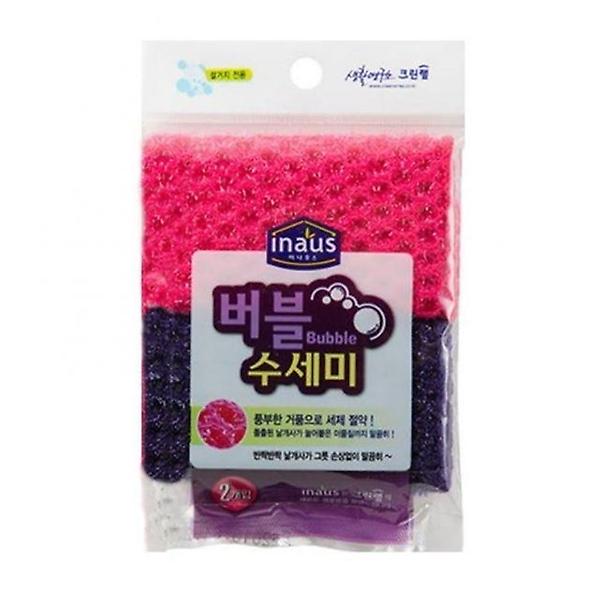  크린랩 버블수세미 2매