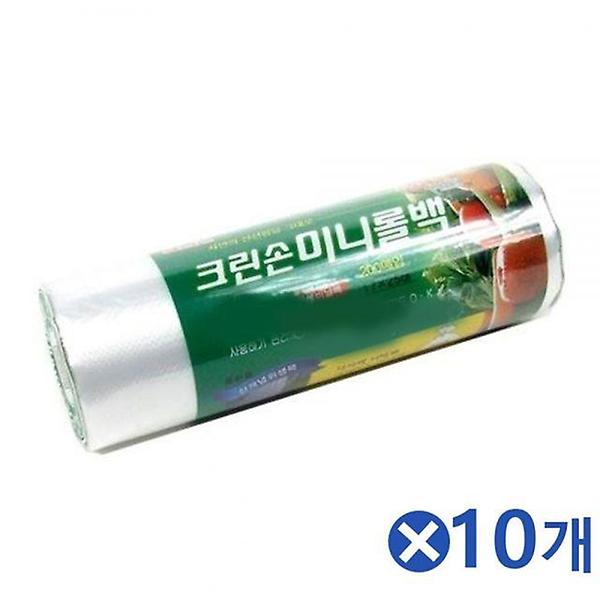  뜯어쓰는 미니롤백 17x25cm 200매입x10개 식당비닐팩