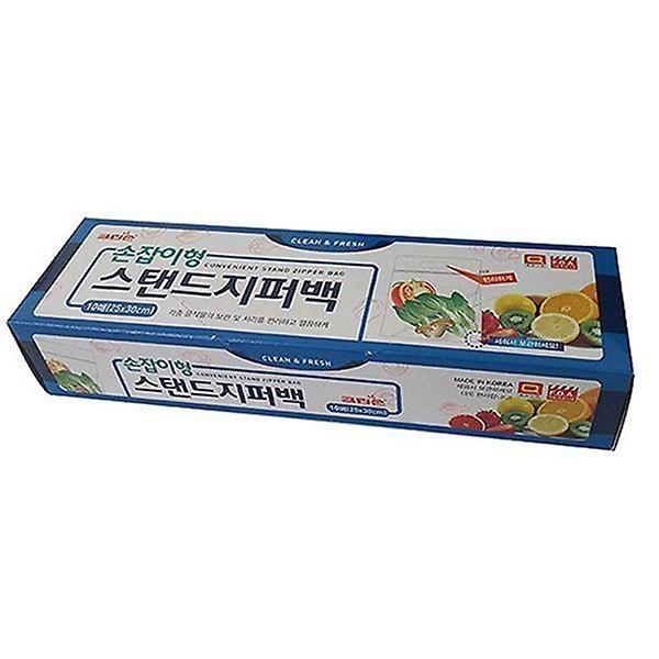  10매 지퍼팩 1박스 스탠드 50개 크린손 손잡이형