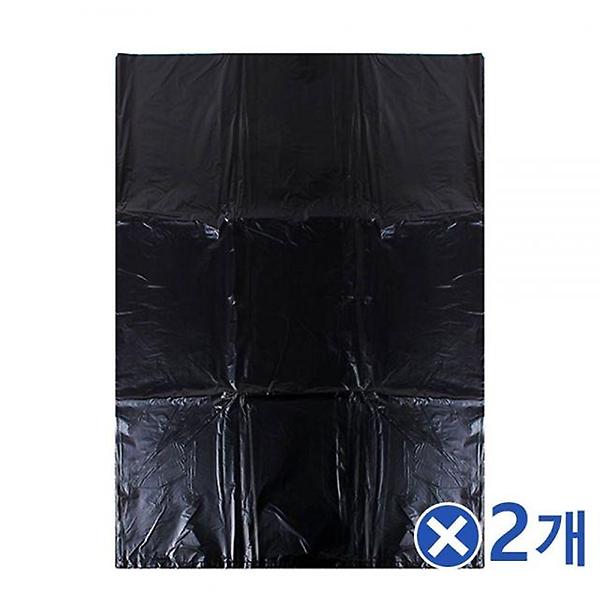  다용도 75L 검정쓰레기봉투 50매x2개 시장비닐 봉다리