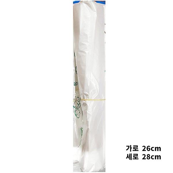  일회용 100매x100개 비닐 봉투 속지 26x28cm 봉지