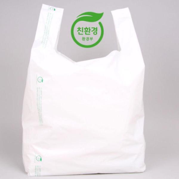  국내생산 생분해 비닐봉투 중형 8L 100매