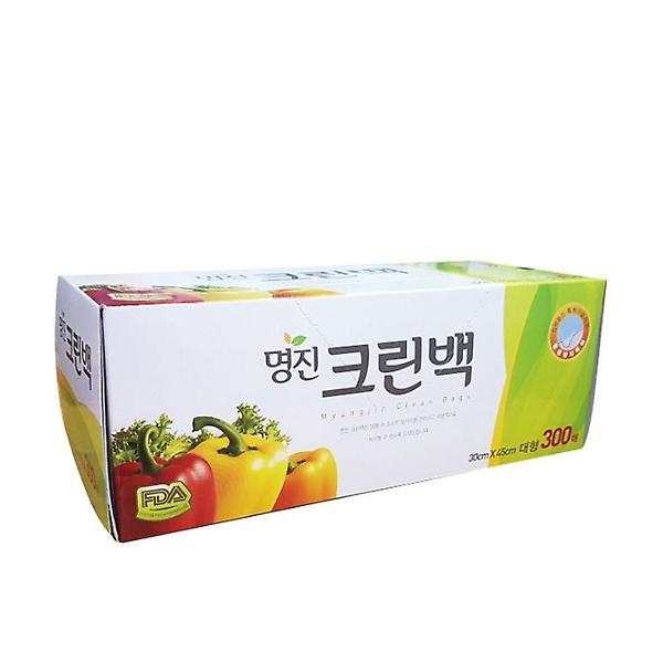  주방 야채 과일 식품 보관 포장 크린백 300매 대형