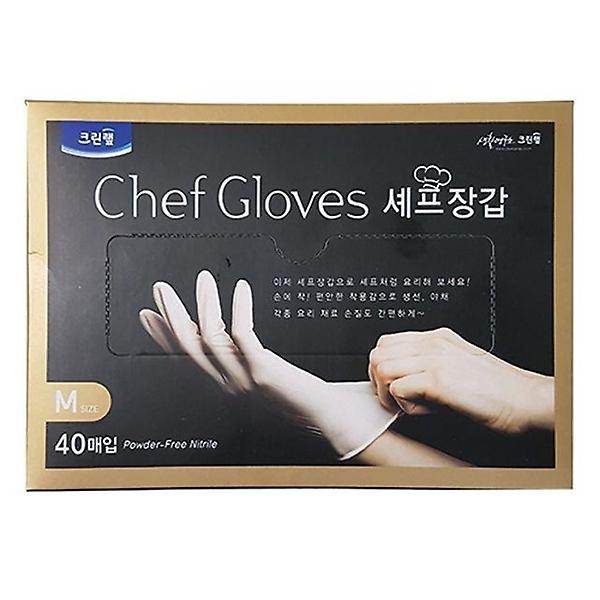 크린N)셰프장갑(M/40매)