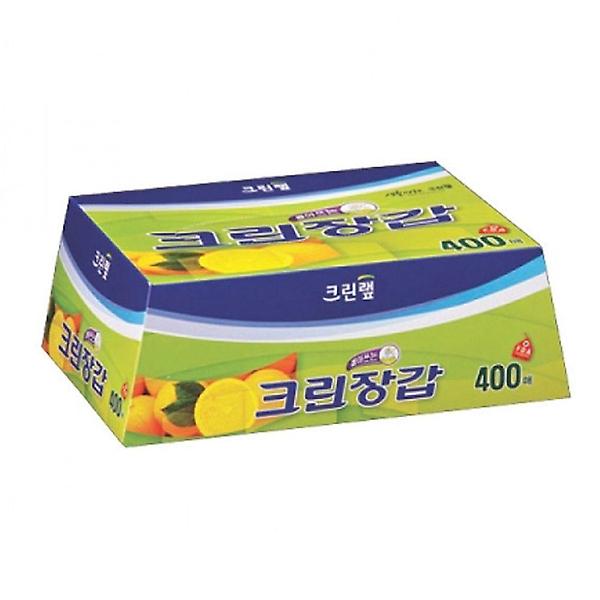  크린랩 비닐장갑 400매 1P 주방 요리 일회용 위생장갑
