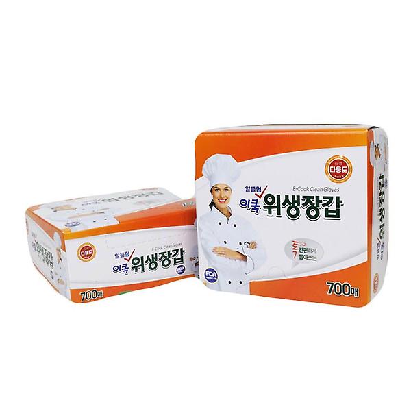  이쿡 알뜰형 다용도 위생장갑 700매 일회용 비닐 장갑
