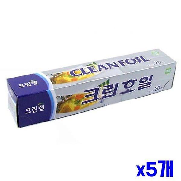  주방잡화 크린호일 25cmX20m x5개