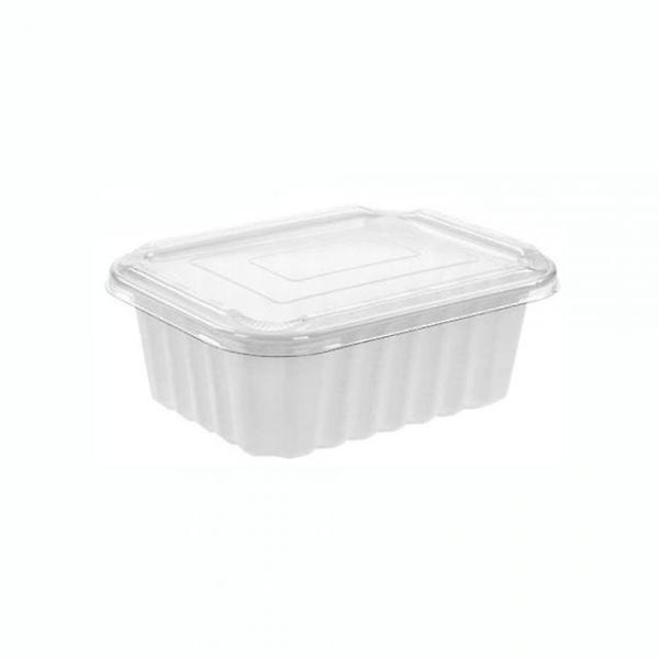  일회용 사각 용기 1300ml 25set 배달용기 포장그릇