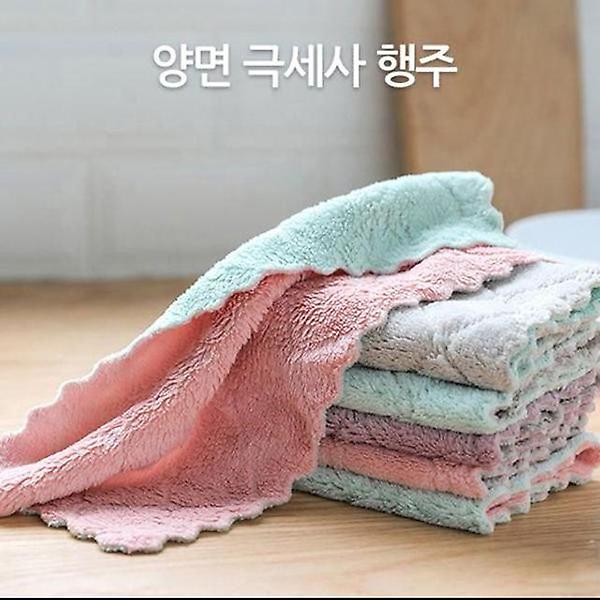  요술행주 극세사 양면 빨아쓰는 세균닦는 주방 다용도
