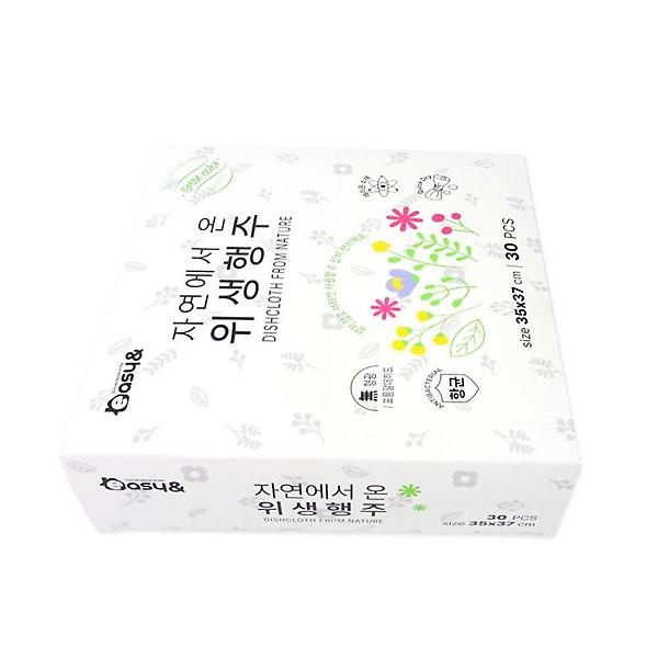  자연에서온 빨아쓰는 위생행주 30매 키친타올 타월