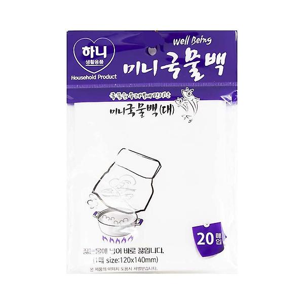  하니 웰빙 미니 국물백 대 20매 x 5팩