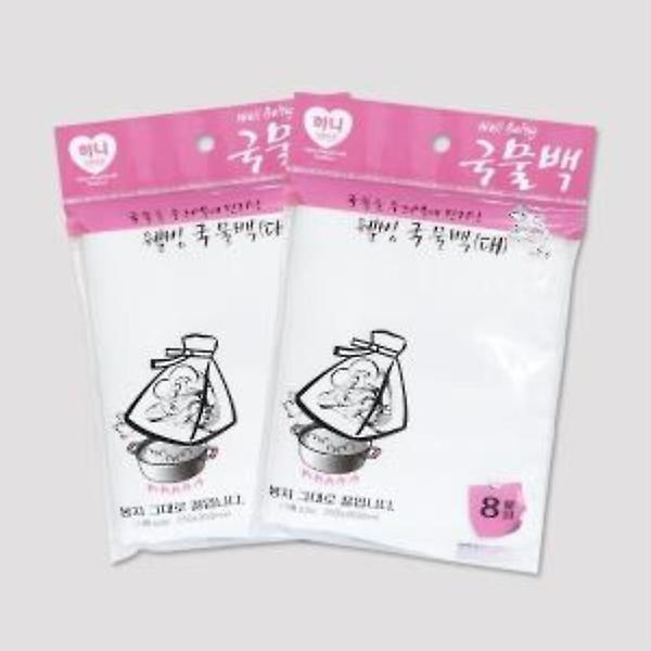  25cm 하니 국물백 대 X 35cm 8매입 웰빙