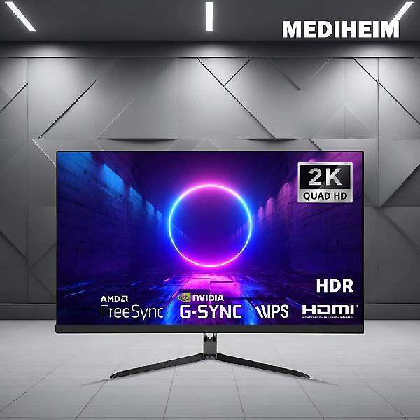   메디하임 QHD 27인치 IPS 75Hz 정품패널 모니터 X2705 HDR RGB백라이트