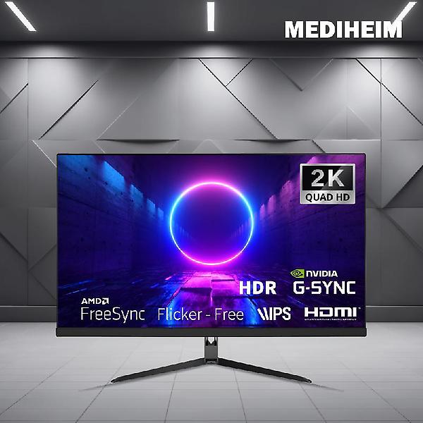   메디하임 QHD 27인치 IPS 165Hz 정품패널 모니터 X2705 HDR 사무용 게임용