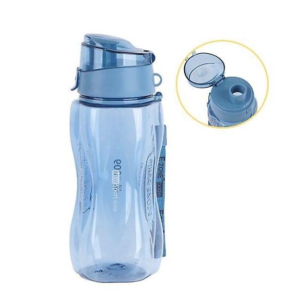  원터치 휴대용 물병-600ml 핸들끈 밀폐 BPA Free