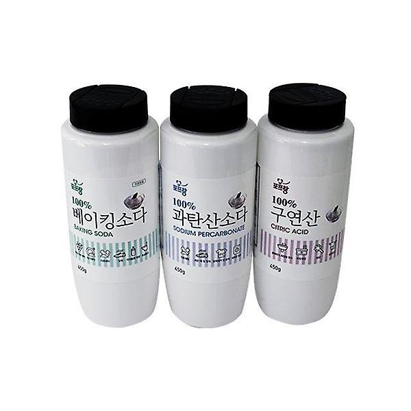 분말형 베이킹소다1개+과탄산소다1개+구연산1개 다목