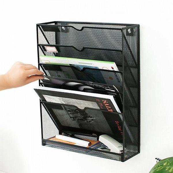  홀더 5 벽 걸이식 벽걸이 철제 걸이 사무실 포켓 메쉬