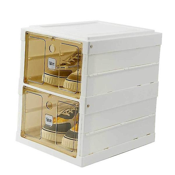  폴딩신발장 보관함 신발진열대 신발 접이식 2단