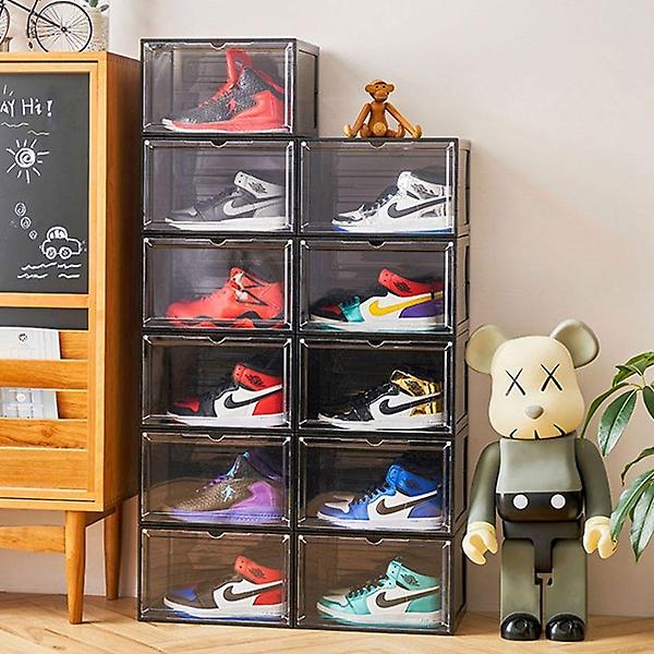  투명 슈즈케이스 신발정리대 운동화 컬렉션 전시
