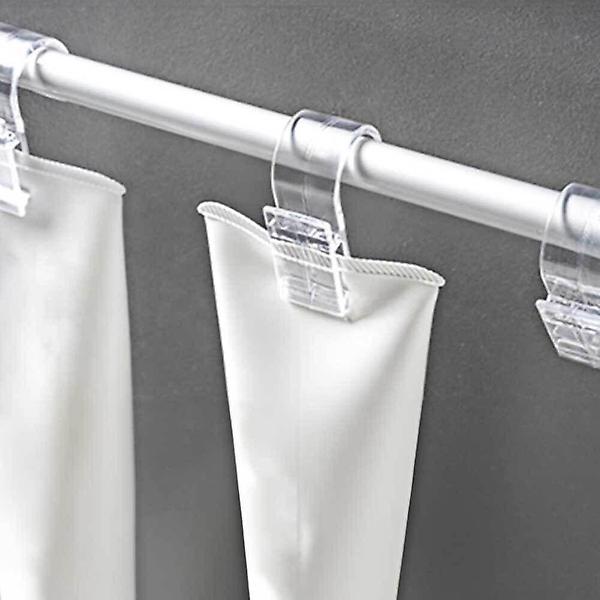  치약클립 걸이 집게 클립 폼 투명 4개입