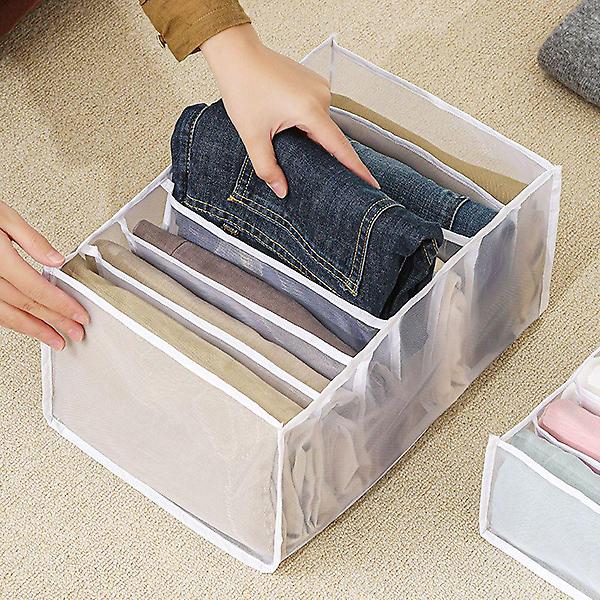  서랍 바지정리함 데님팬츠 수납함 7칸 랜덤색