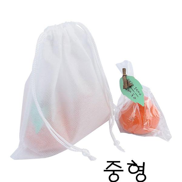  부직포 주머니 중형X10개 더스트백 복주머니 속포장용