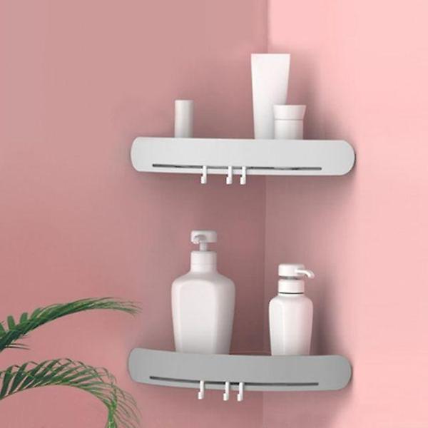  JT 무타공 욕실 선반 흡착 걸이 코너 선반