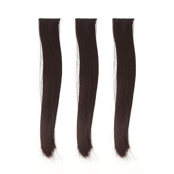  [언니네 가발] 풍성한 부분가발 헤어피스 3p세트(60cm) (레드브라운)