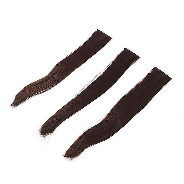  [언니네 가발] 풍성한 부분가발 헤어피스 3p세트(60cm) (레드브라운)
