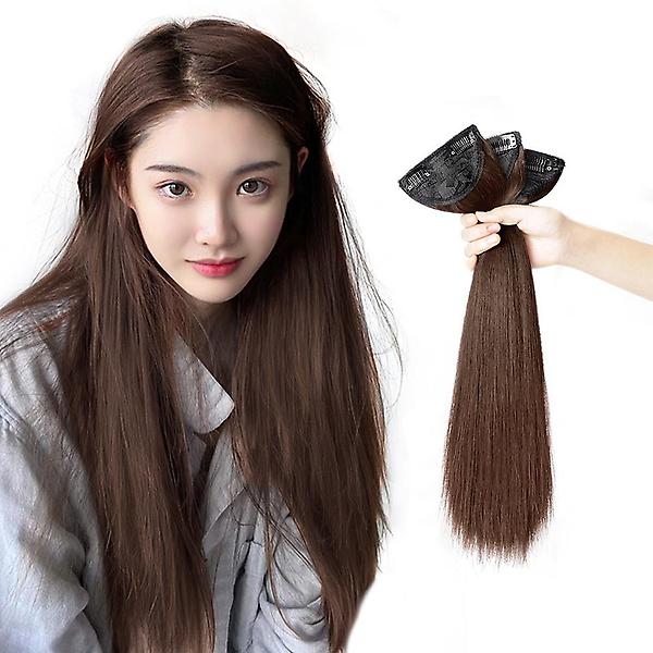 [언니네 가발] 풍성한 부분가발 헤어피스 3p세트(45cm) (라이트브라운)