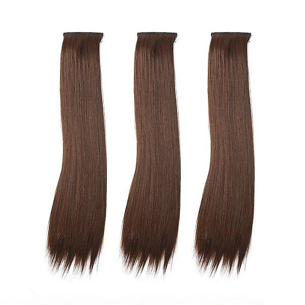  [언니네 가발] 풍성한 부분가발 헤어피스 3p세트(45cm) (라이트브라운)