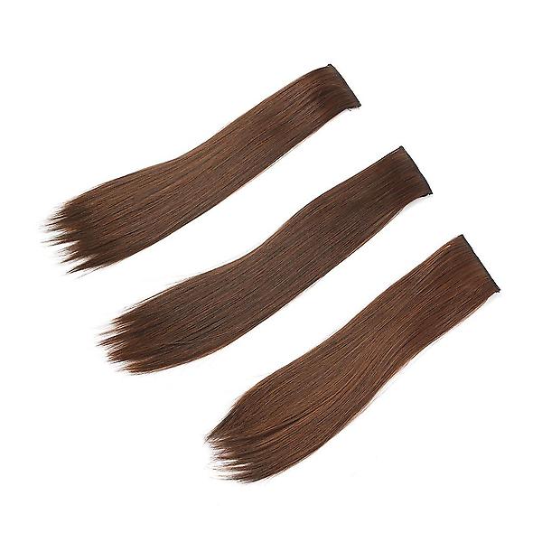  [언니네 가발] 풍성한 부분가발 헤어피스 3p세트(45cm) (라이트브라운)