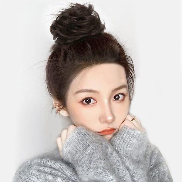  [언니네 가발] 뷰티 올림머리 곱창밴드 가발(브라운)