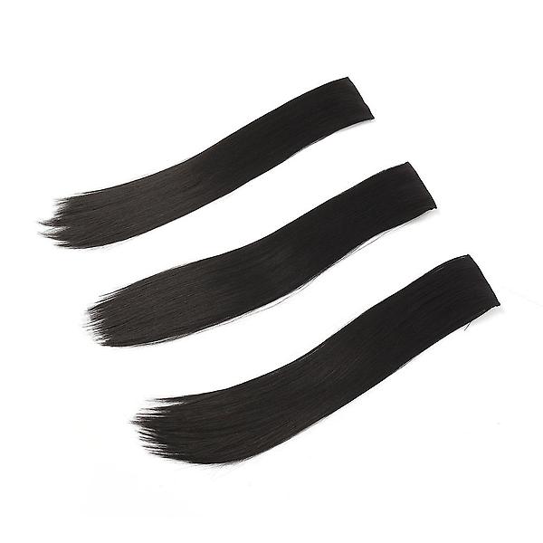  [언니네 가발] 풍성한 부분가발 헤어피스 3p세트(60cm) (블랙)