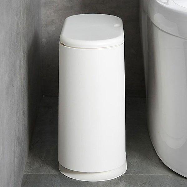  냄새안나는 원터치 슬림한 틈새 쓰레기통 10L 화장실