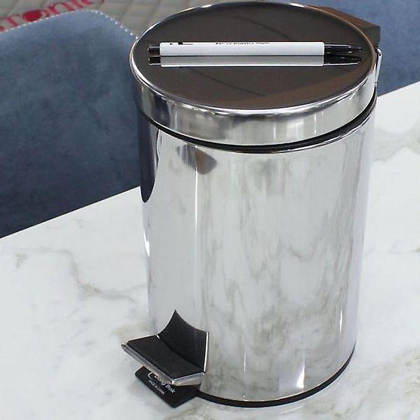  키친프리 스텐 페달 휴지통 3L