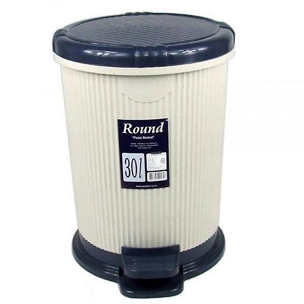  패달형 심플 파스텔 휴지통 30L-색상랜덤 카페휴지통
