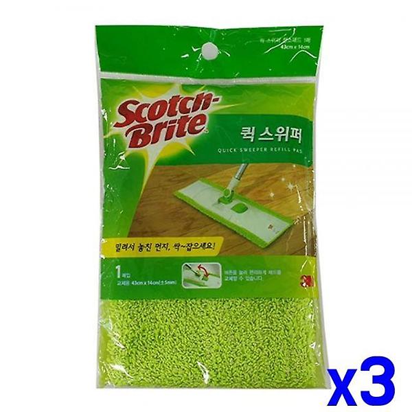  각도조절 청소패드 리필1매 x3개 걸레패드 청소걸레