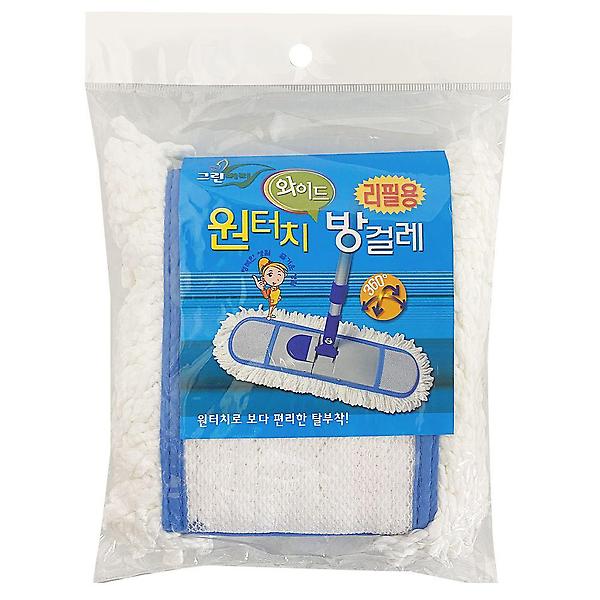  비젼 원터치 와이드 방걸레1p (리필용 9602) 초극세사