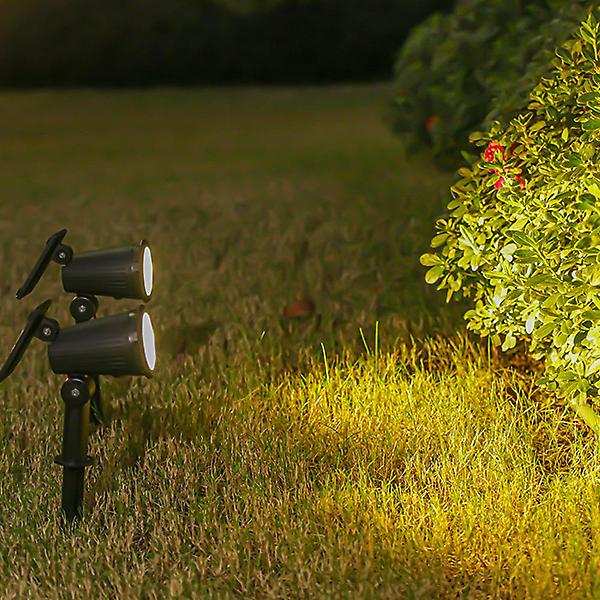  솔라가든 뷰 9구 LED 태양광 정원등 H-14(웜색)