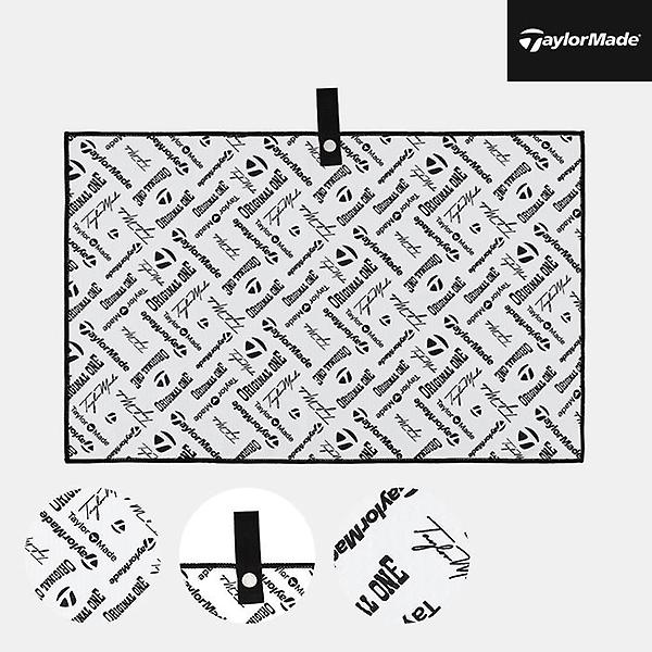  2024 테일러메이드 TM 로고 카트 골프타올[남여공용][블랙]