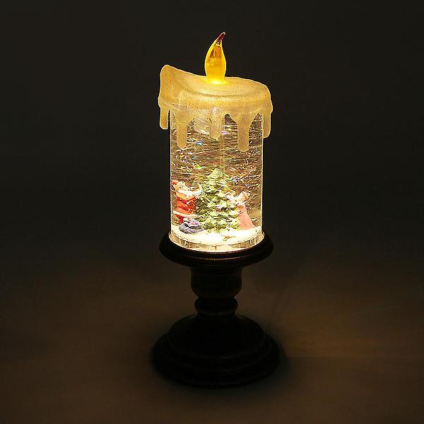  [도토로]LED 크리스마스 스노우볼 오르골(성탄 촛대)