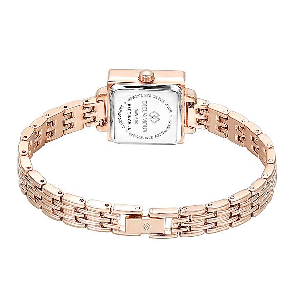  디유아모르 여성 메탈밴드시계 DAW6102M-RB 다이아몬드 시계