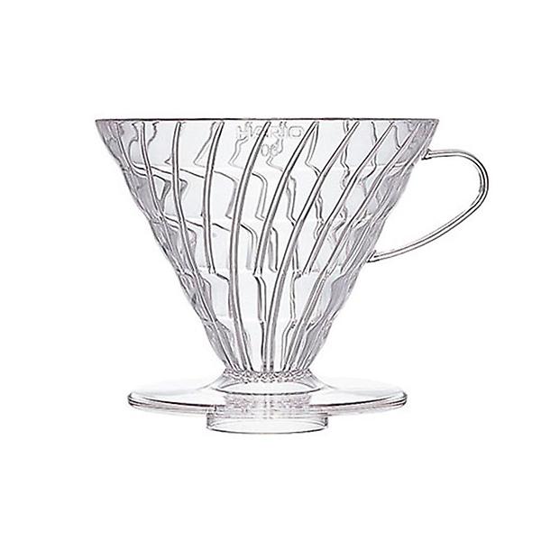  하리오 V60 커피 드리퍼 웨이브 투명 (VD-03T) 5-6인용