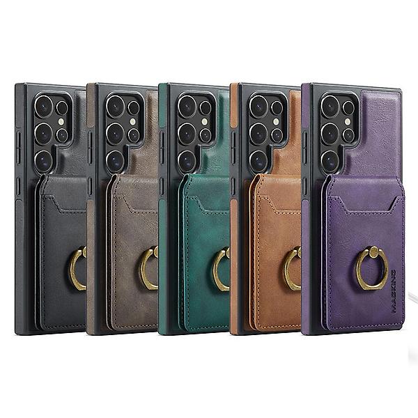  갤럭시S25 울트라 맥세이프 링 카드지갑 가죽 케이스
