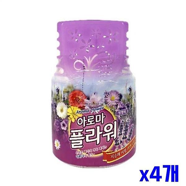  상쾌한 아로마 방향제 400ml 라벤더향 x4개 실내향기