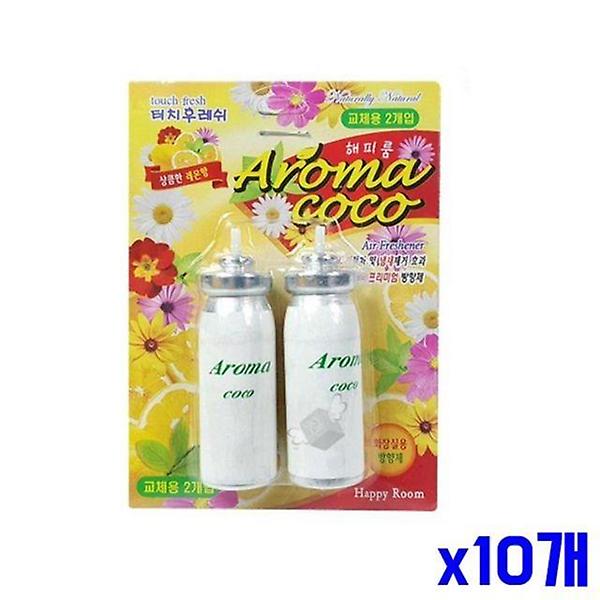  향기 탈취 아로마 방향제 리필 레몬향 x10개 실내향기