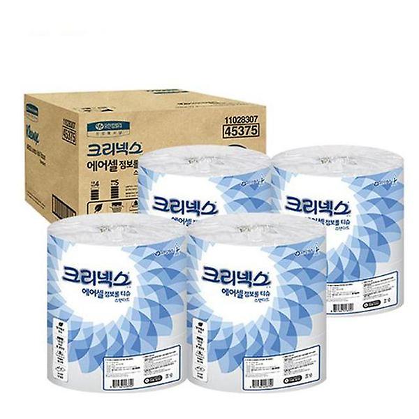  크리넥스 점보롤 화장지 업소용 휴지 R180 3롤x4백